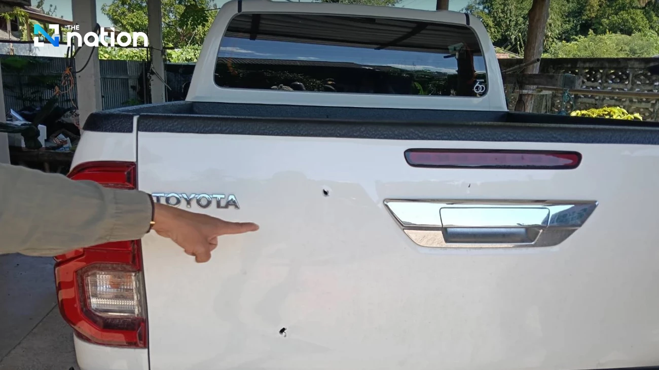 Fierce clash between Myanmar military and ethnic armed groups sends stray shell into Thailand