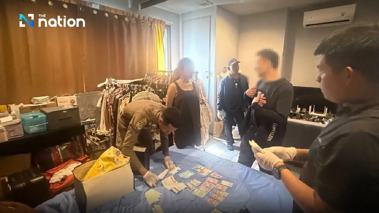 Money-laundering suspect for call-centre gang arrested at Don Mueang while attempting to flee Money-laundering suspect for call-centre gang arrested at Don Mueang while attempting to flee