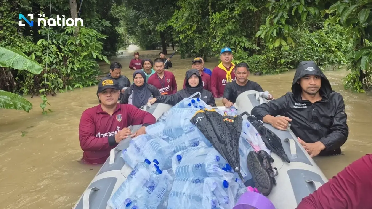 Narathiwat faces severe flooding crisis, death toll rises to 3 as 74,595 households affected