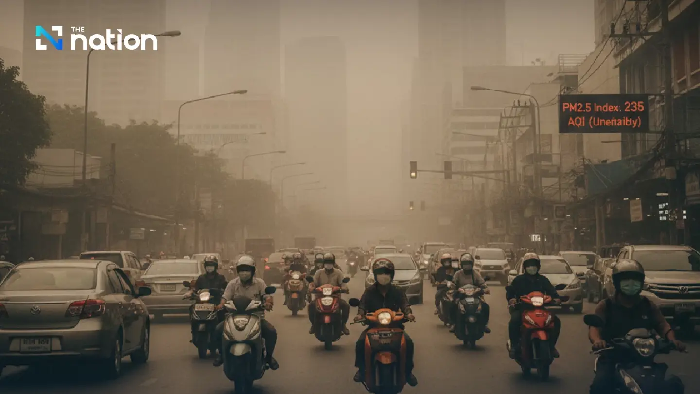 PM2.5 dust levels to rise, with major impact expected in Bangkok and upper Thailand