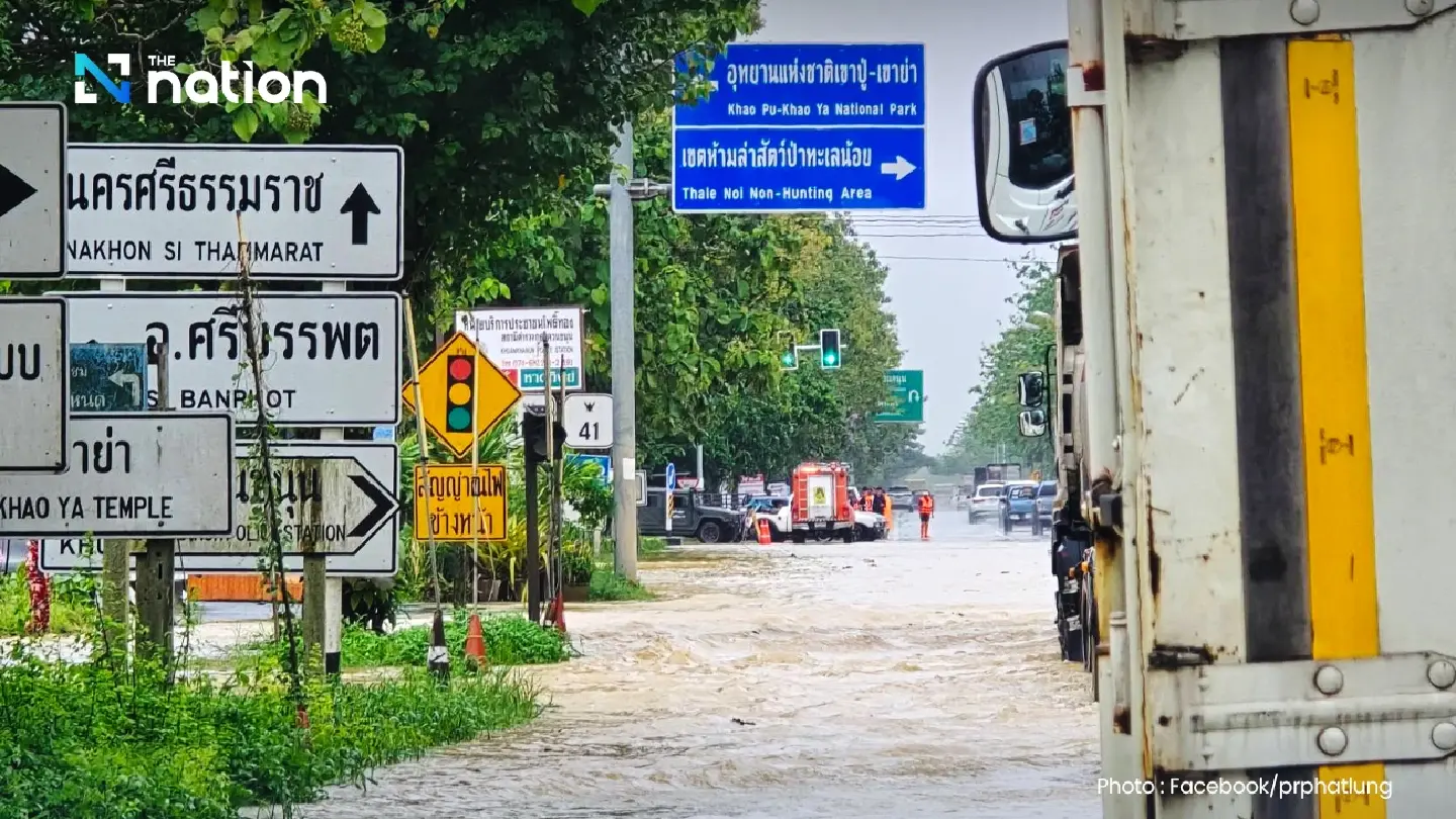 Heavy floods hit Phatthalung as 10 districts inundated, affecting 12,753 households