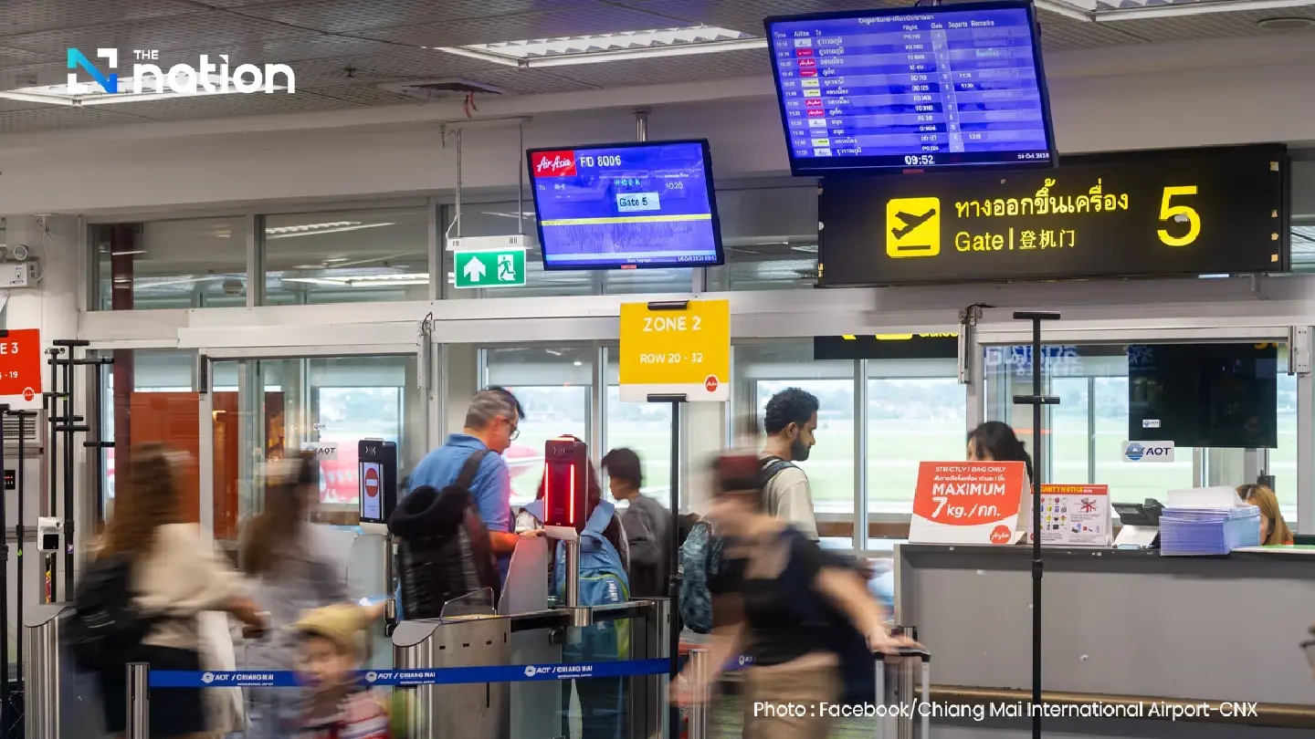Chiang Mai airport adjusts flight schedules for Yi Peng lantern festival, over 32,000 passengers expected daily