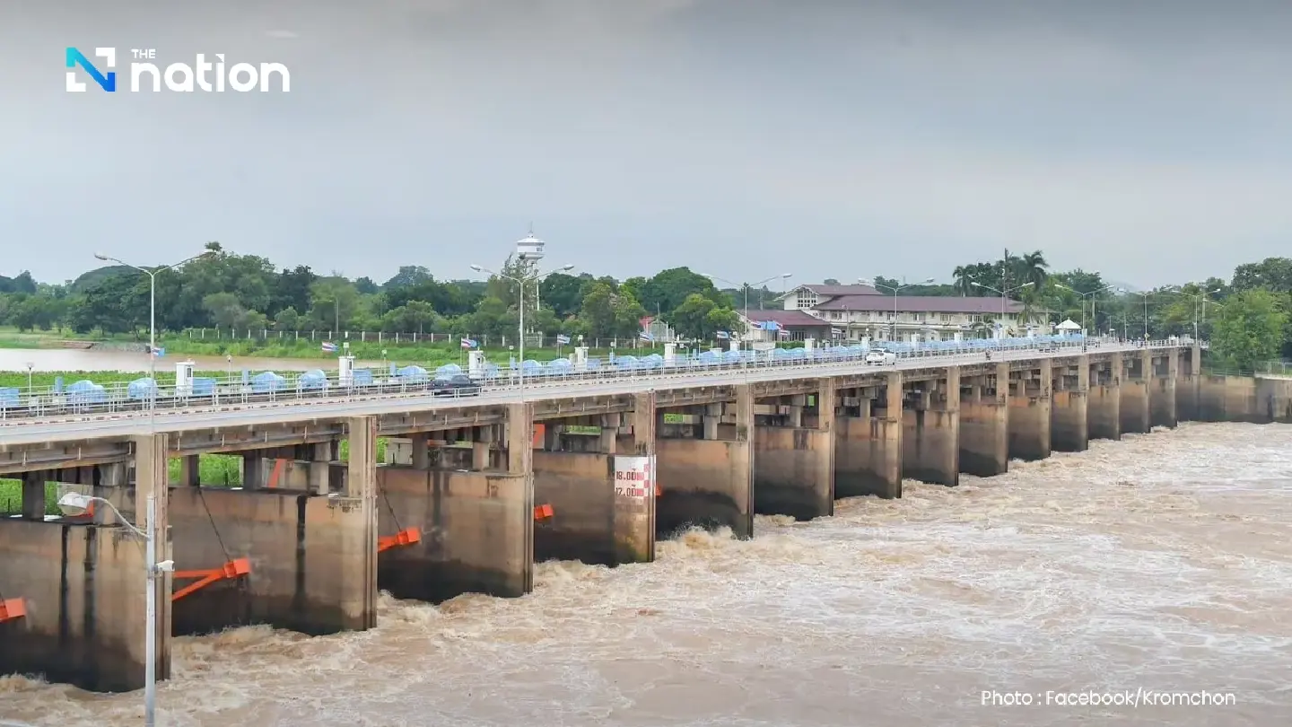 Chao Phraya Dam adjusts water discharge, 11 provinces on flood alert