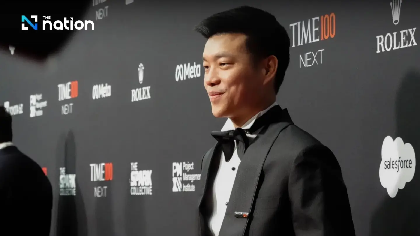 Natthaphong Ruengpanyawut attends TIME 100 Next gala in New York as one of 2025’s global rising leaders