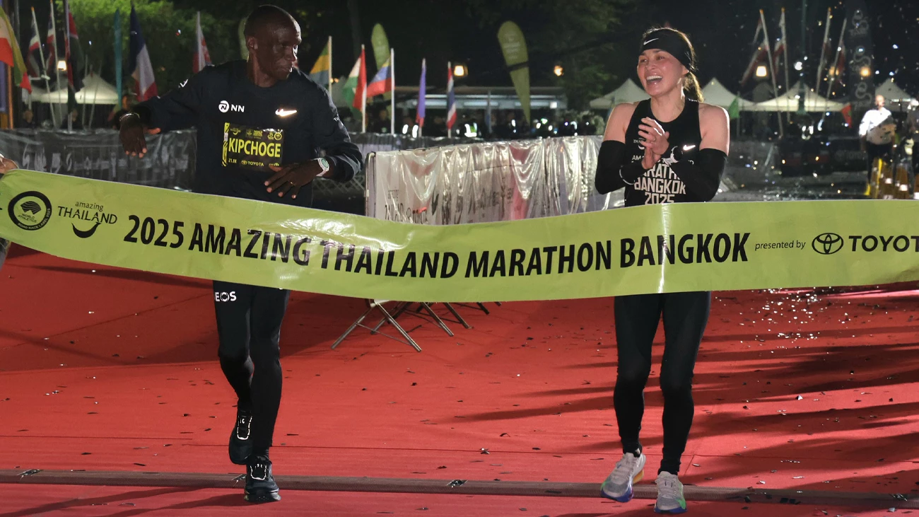Queen Suthida Joins Eliud Kipchoge to Launch Bangkok Marathon