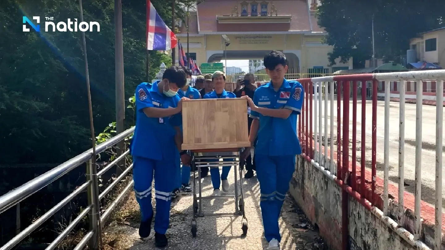 Body of Thai woman killed by call-centre gang in Poi Pet repatriated