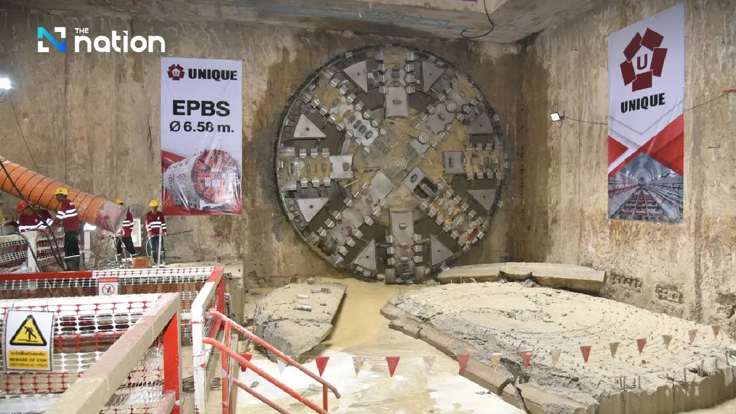 Southern extension of Purple Line 65% complete