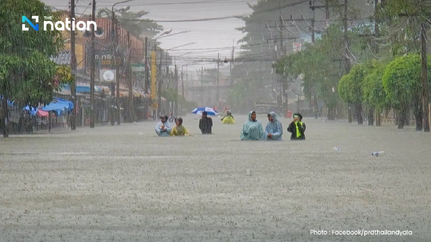 DDPM Issues Urgent Cell Broadcast Flood Alerts as Pattani and Kolok Rivers Burst Banks