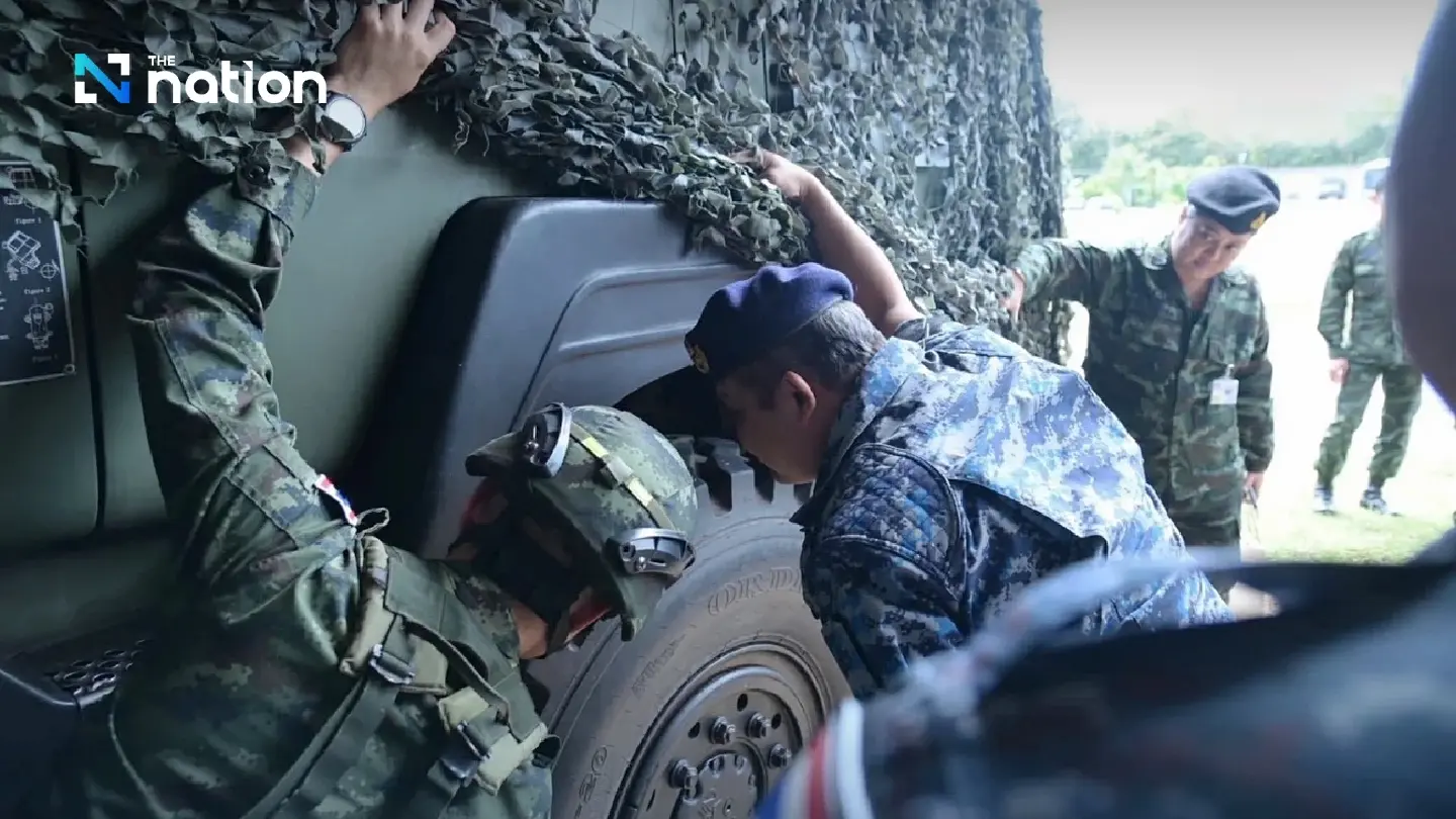 Thai Military Withdraws Artillery from Cambodian Border under ASEAN Observation Thai Military Withdraws Artillery from Cambodian Border under ASEAN Observation