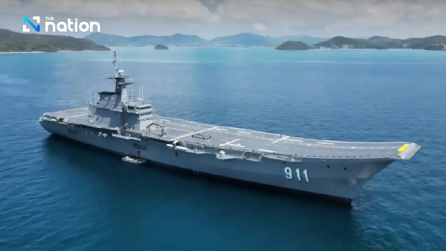 Navy deploys HTMS Chakri Naruebet and aircraft for major flood-relief operations in the South