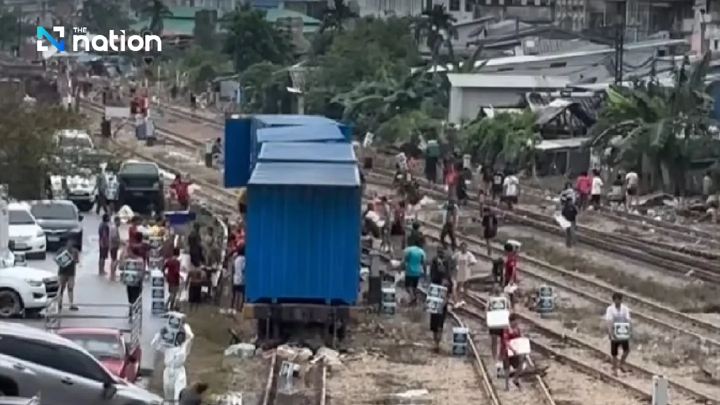 Six Arrested for Stealing Over 7,500 Beer Boxes from Train Containers in Hat Yai