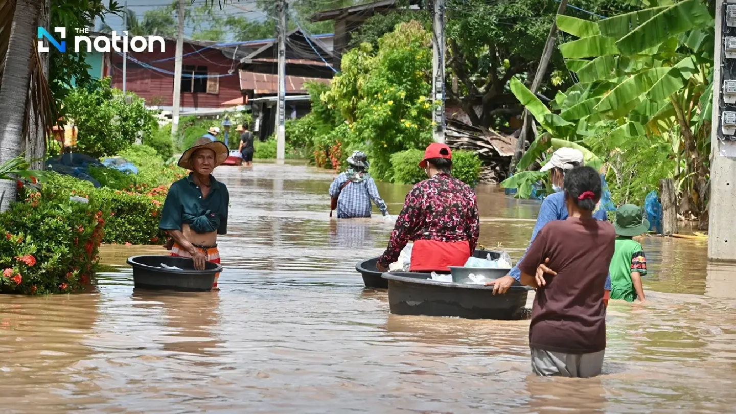 GISTDA reports 2.44 million rai flooded across 17 provinces in central Thailand