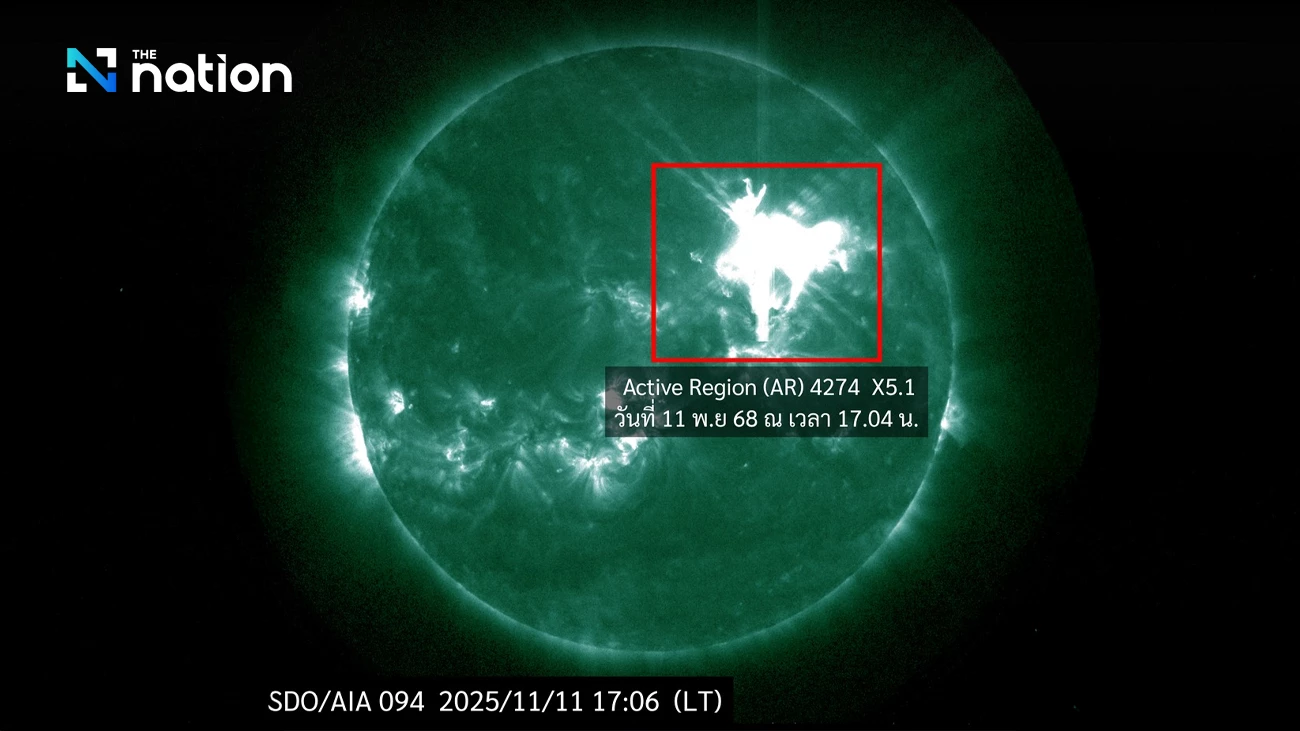 GISTDA reports G4-level geomagnetic storm — strongest in years, but Thailand remains safe
