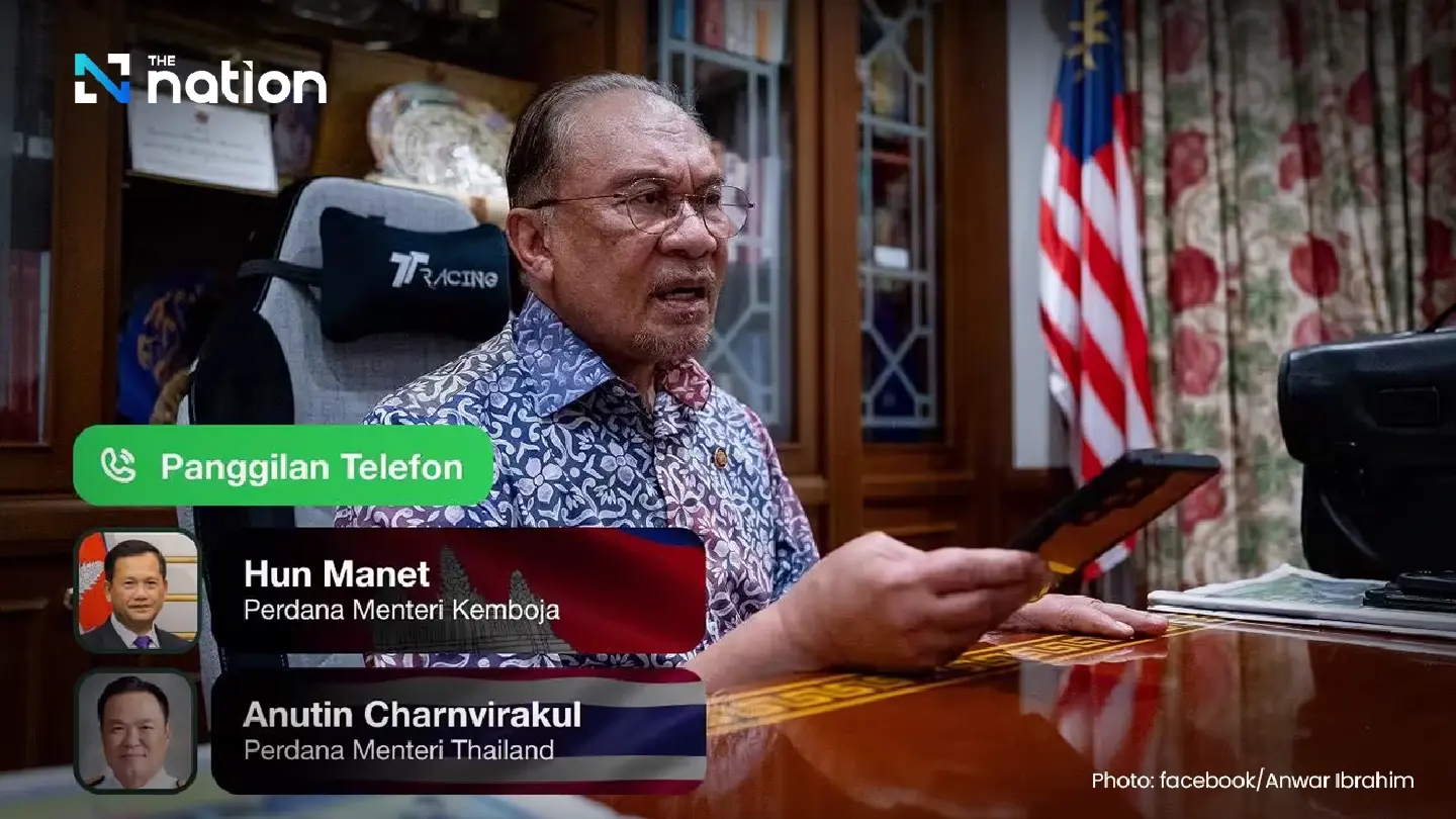 Anwar reaches out to Anutin and Hun Manet, offering to resume mediator role
