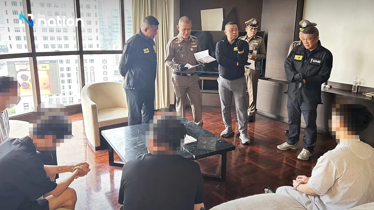 Four suspected Chinese online scammers arrested in Bangkok