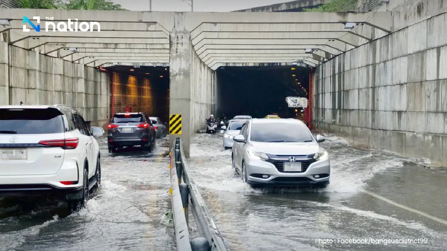 Bang Sue underpass closed after pump system fails Bang Sue underpass closed after pump system fails