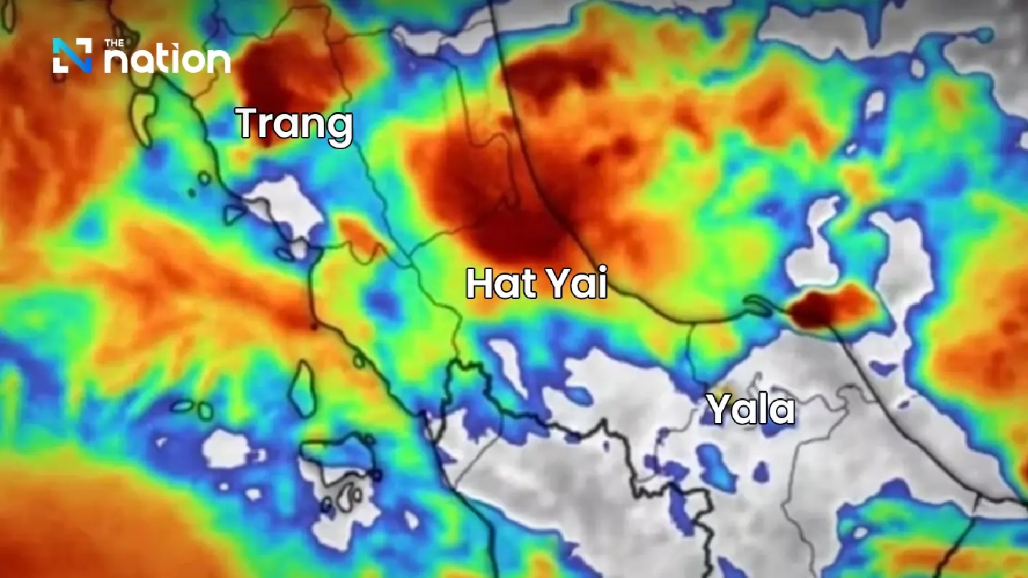 ONWR predicts reduced rainfall tomorrow, but Hat Yai remains in critical condition