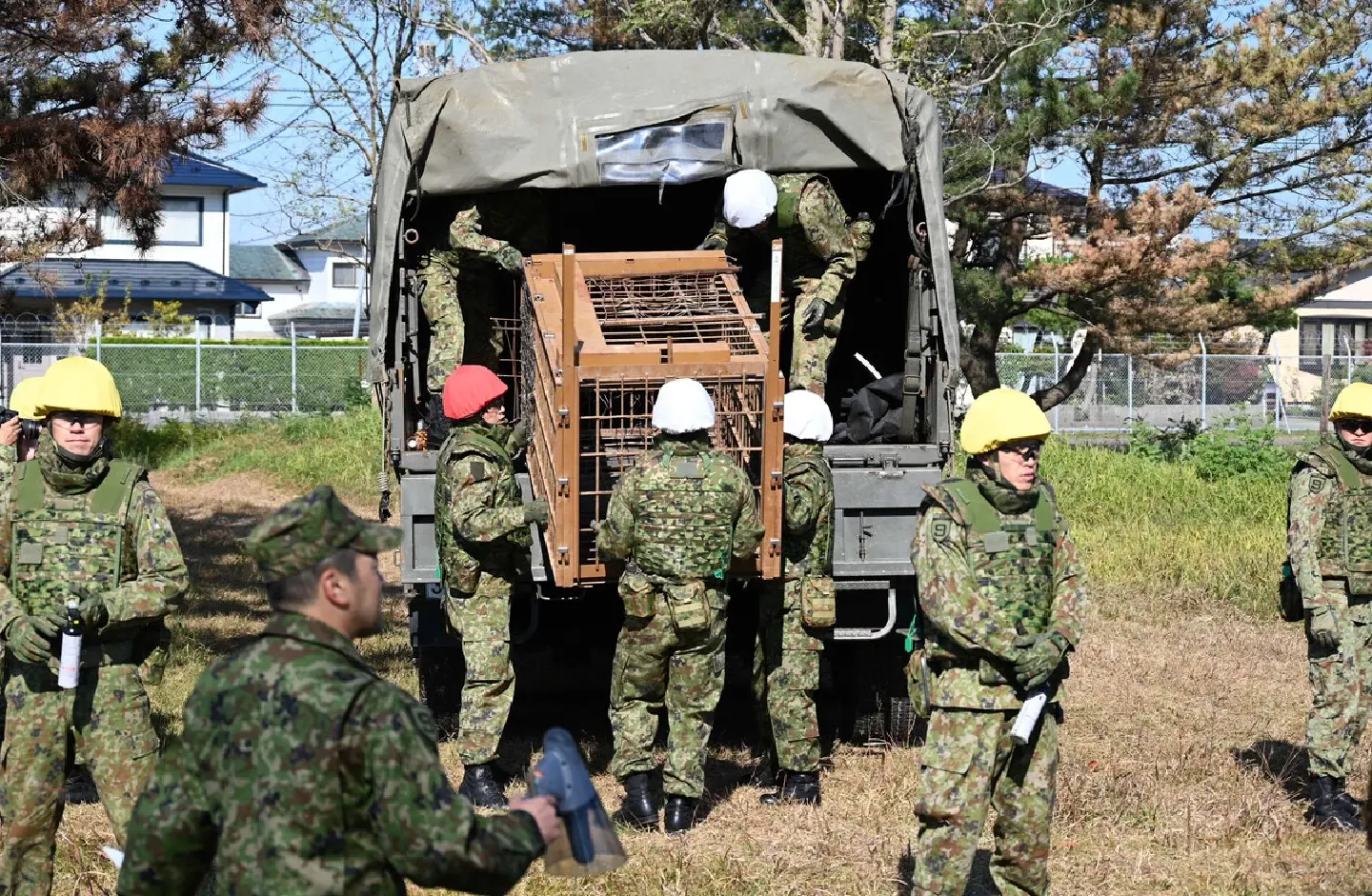 Japan SDF prepares logistical aid for bear capture efforts