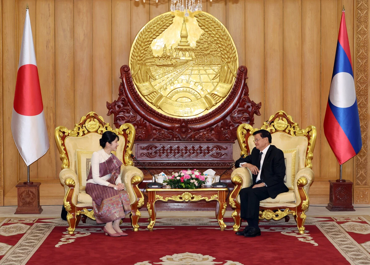 Princess Aiko resolved to serve as bridge between Japan, Laos