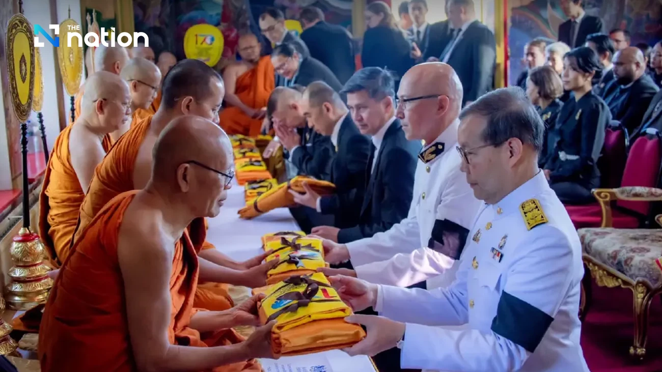 UK-Thailand joint Royal Kathina ceremony marks 170 years of diplomatic ties