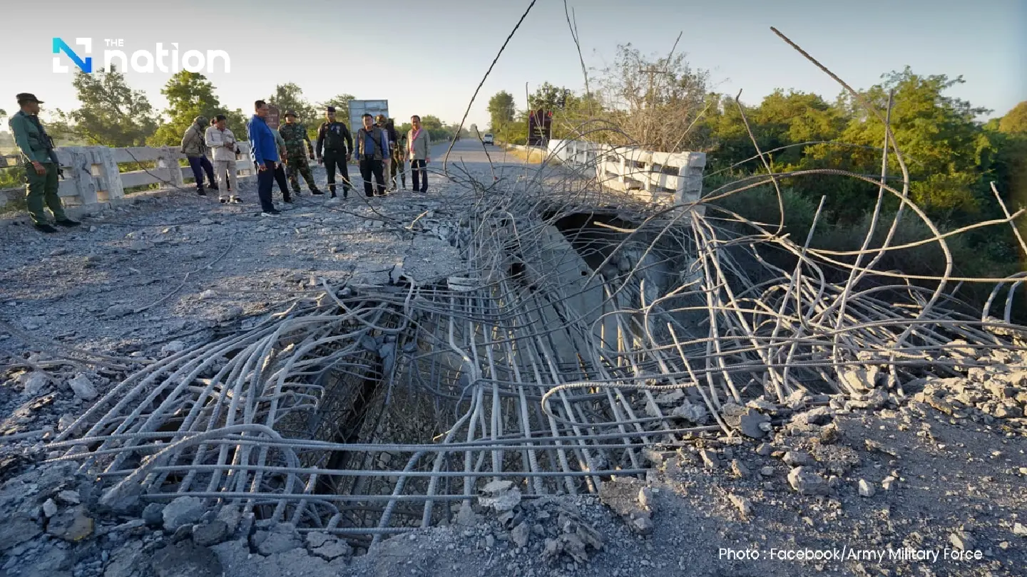 Thai F-16 bombs O’Chik bridge on Siem Reap–Oddar Meanchey route
