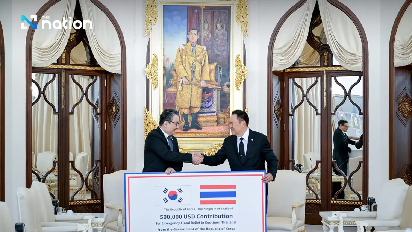 South Korea contributes US$500,000 for southern Thailand flood relief