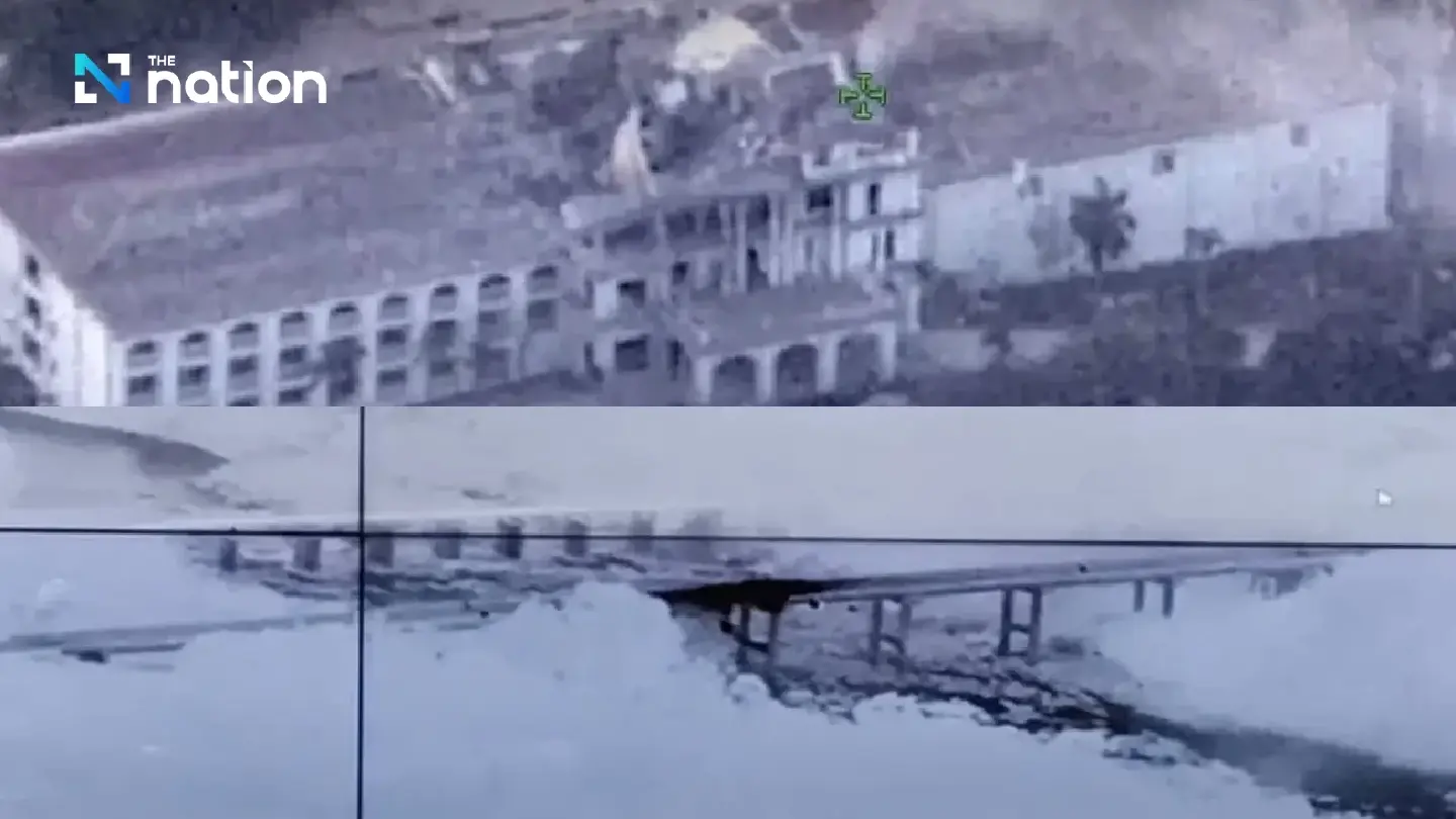 F-16s bomb “Chai Chum Nea” bridge and casino used as Cambodian military base