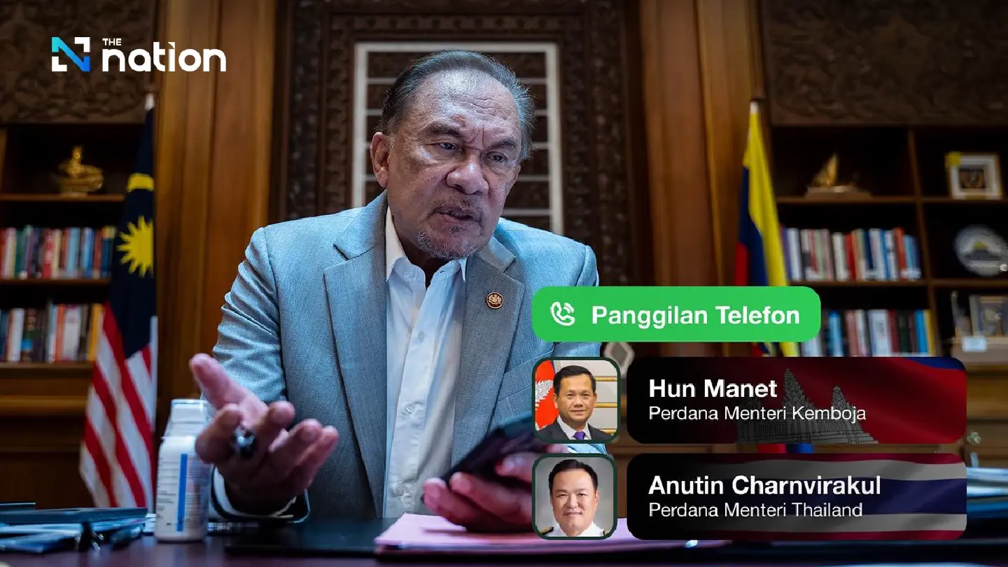 Anwar urges Thai, Cambodian foreign ministers to use Monday meeting to resolve border clashes Anwar urges Thai, Cambodian foreign ministers to use Monday meeting to resolve border clashes