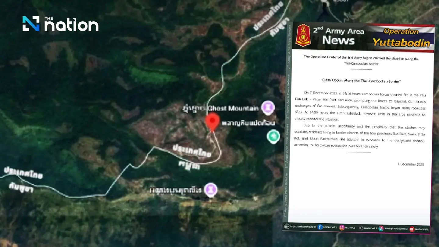 Second Army Area orders evacuation in four provinces after border clash