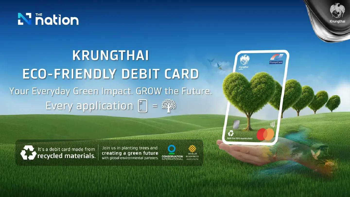 Krungthai Bank and Mastercard Launch “KRUNGTHAI ECO-FRIENDLY DEBIT CARD,” a Sustainable Debit Card Made from Recycled Materials