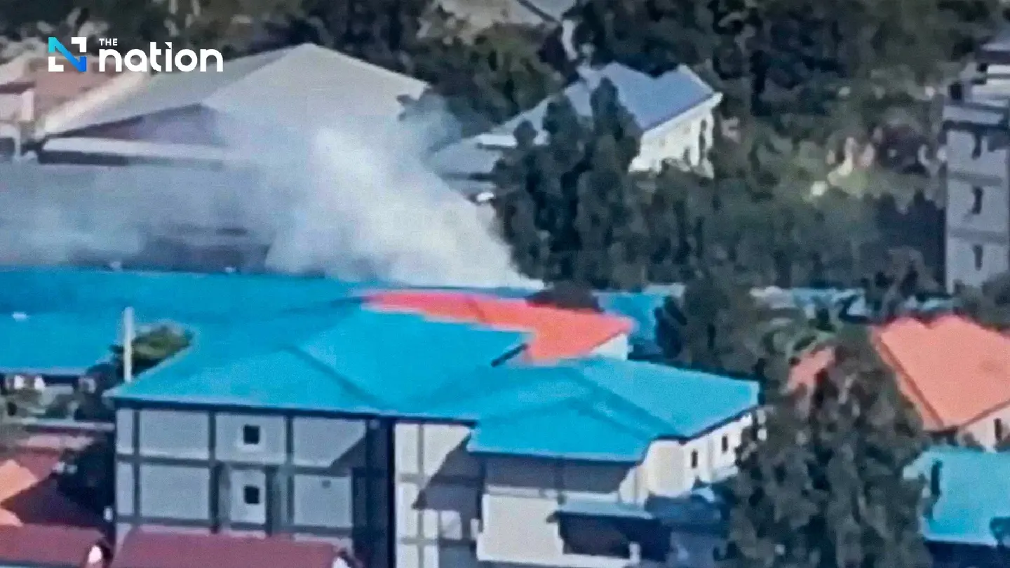 Burapha Force struck Poipet buildings converted to military sites