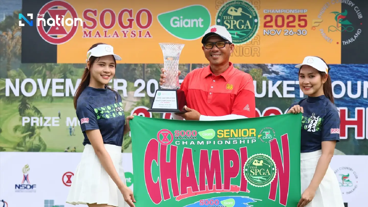 Chawlit Phalaphon claims Sogo Giant title and tops Thai Senior Tour Chawlit Phalaphon claims Sogo Giant title and tops Thai Senior Tour