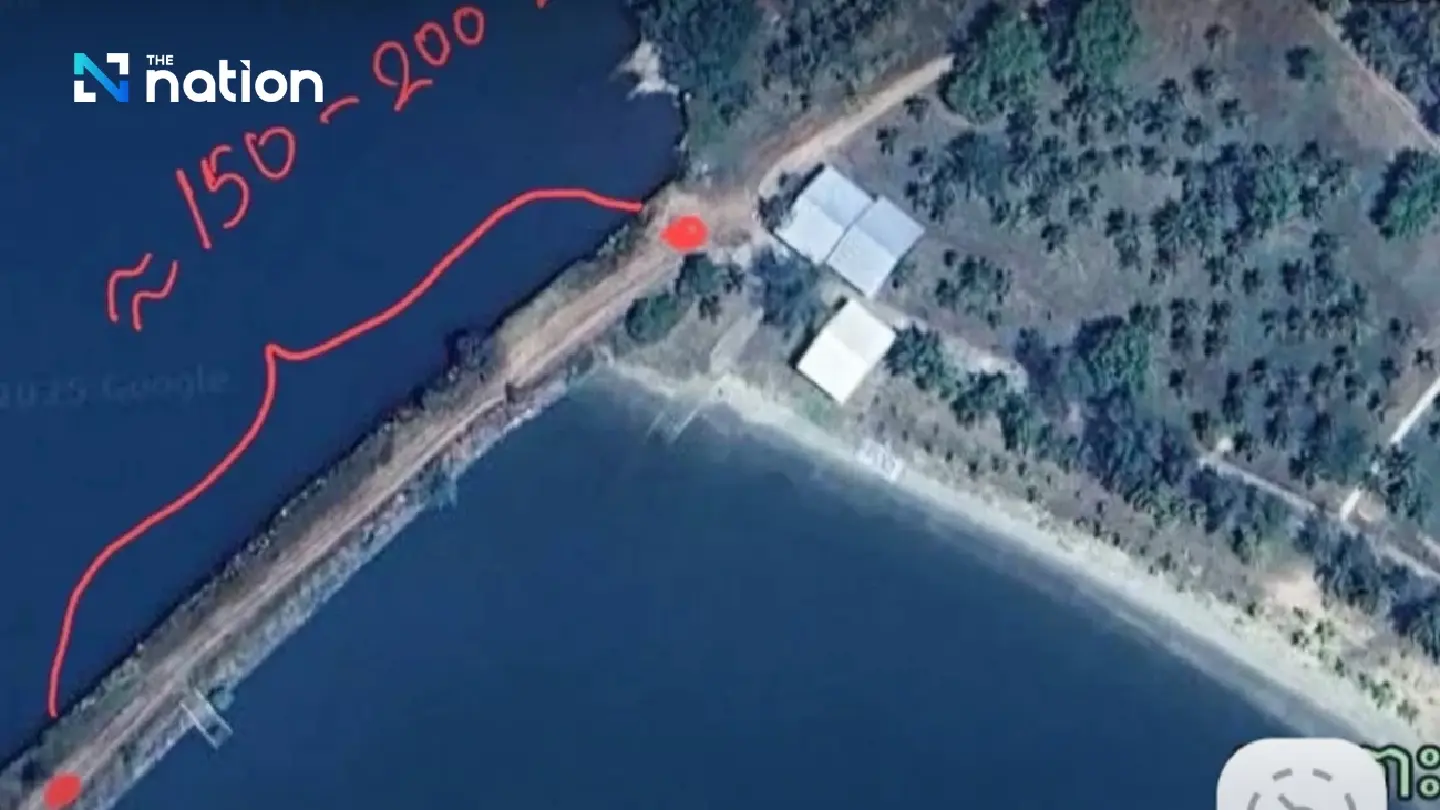 Cambodia dismantles silt-trap barrier near Trat after Thai warning