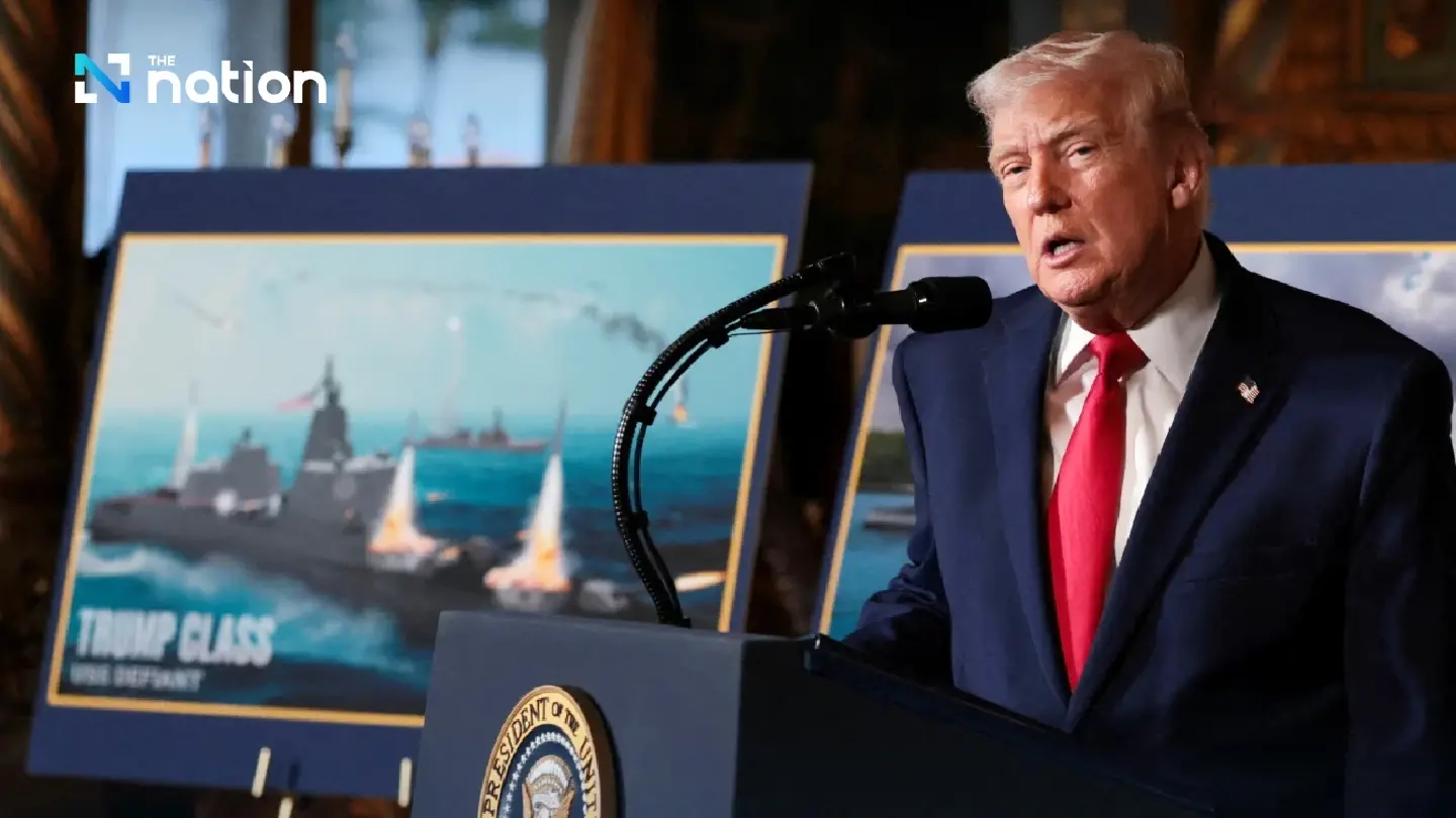 Trump unveils “Golden Fleet” plan, touts new mega-battleship USS Defiant