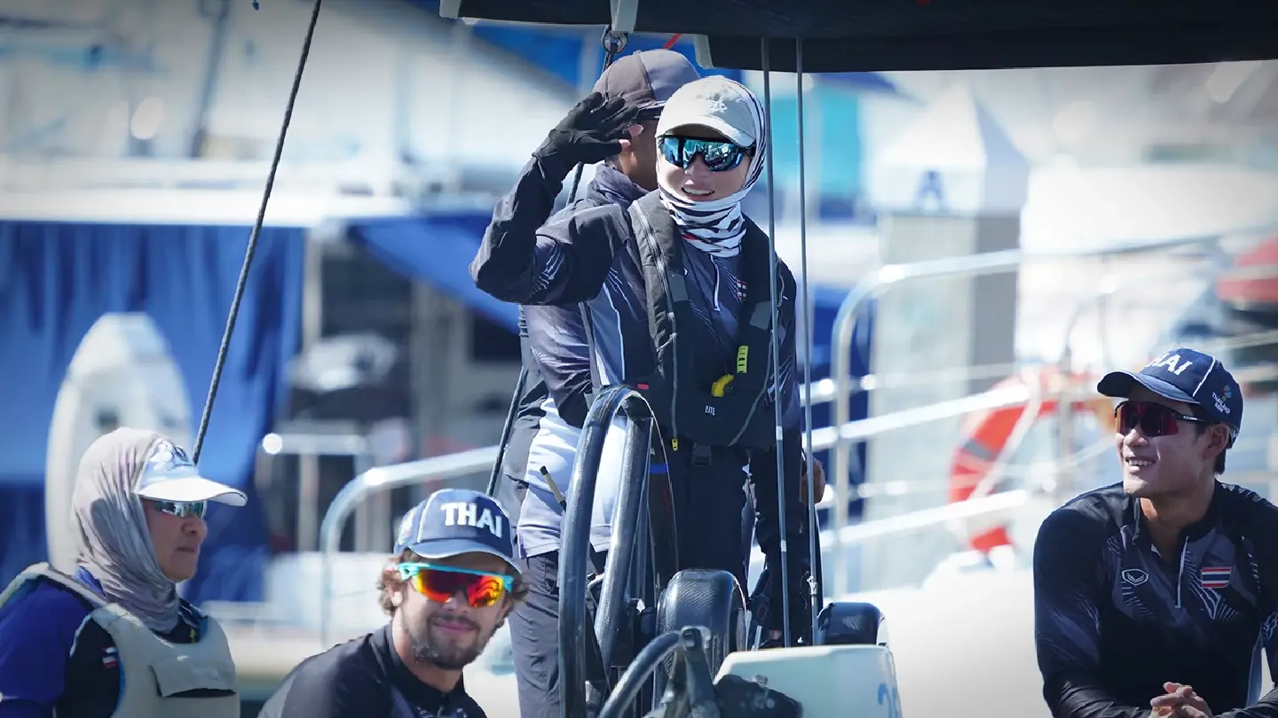 The Queen's Strategic Excellence in Sailing – Leading Thailand to Top the Table, Eyeing Gold Tomorrow The Queen's Strategic Excellence in Sailing – Leading Thailand to Top the Table, Eyeing Gold Tomorrow