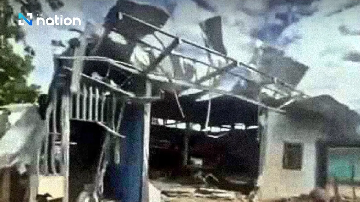 BM-21 rockets hit civilian homes in Sa Kaeo; 6 injured, 2 seriously BM-21 rockets hit civilian homes in Sa Kaeo; 6 injured, 2 seriously