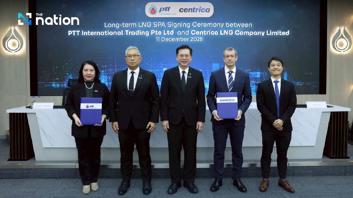 PTTT Partners with Centrica to Strengthen Competitiveness in the Asian LNG Market