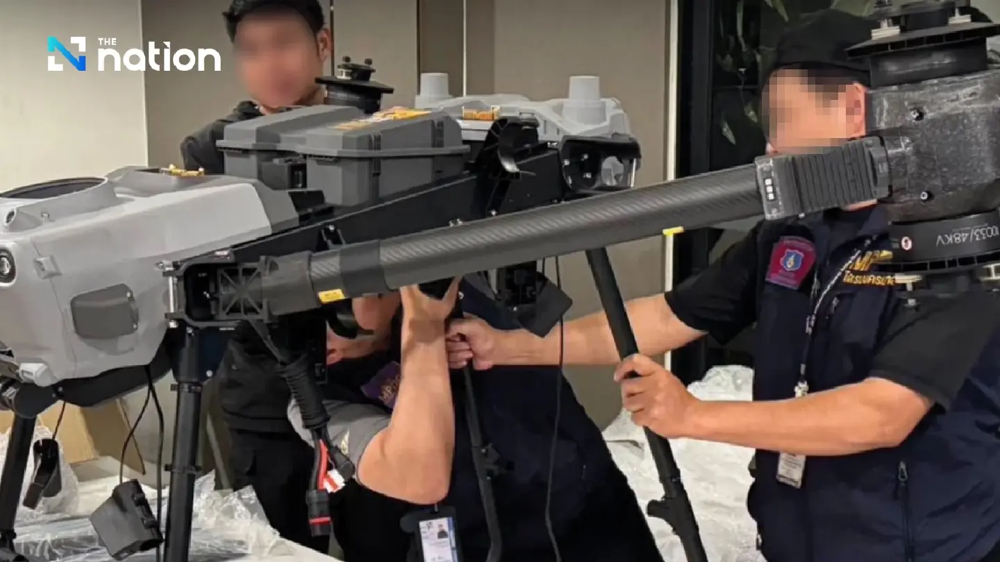 Four Myanmar nationals arrested over Suvarnabhumi drone disruption Four Myanmar nationals arrested over Suvarnabhumi drone disruption