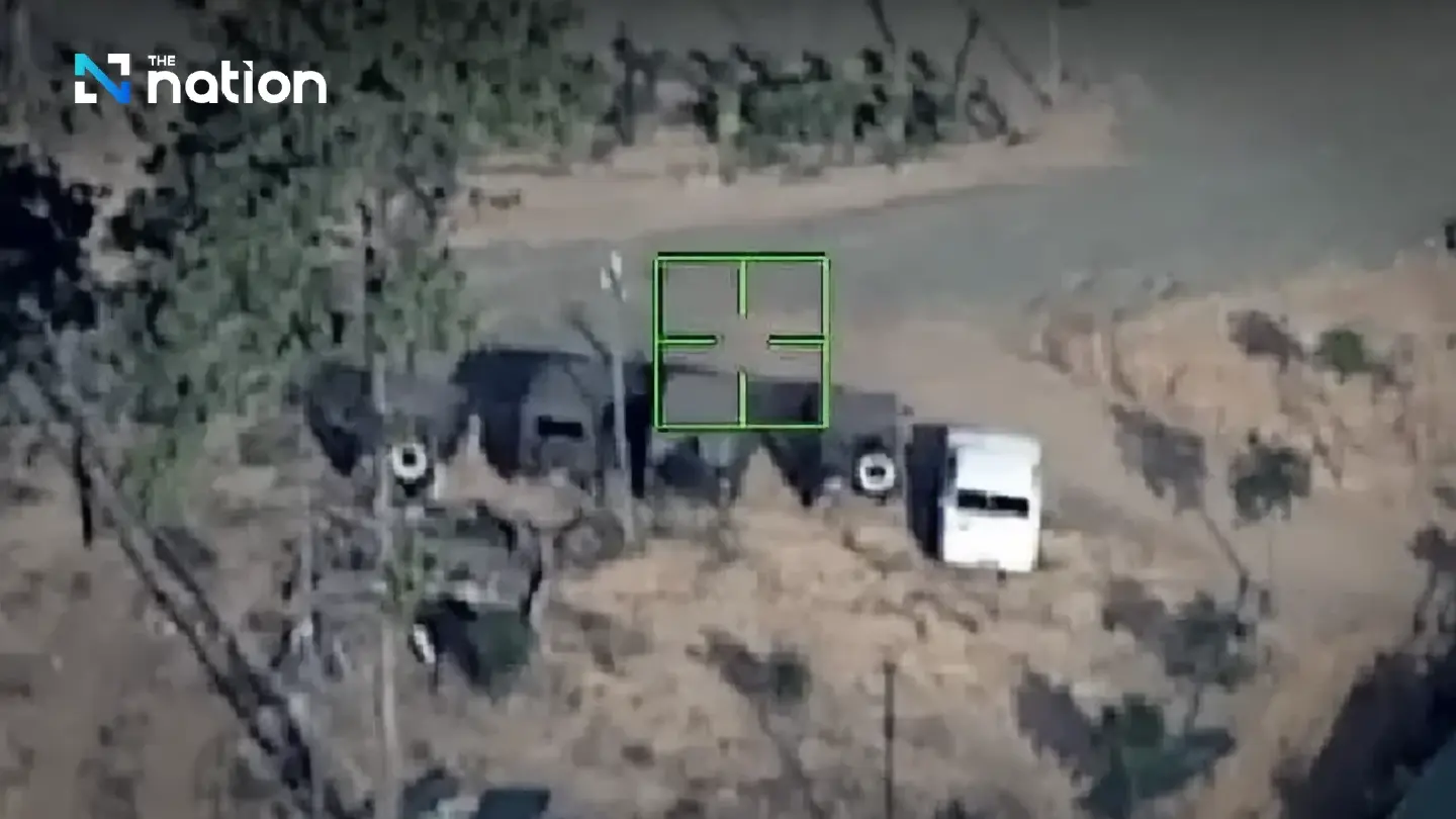 BHQ Forces bombed after deploying 5 vehicles to Ban Sam Lang in Trat Province