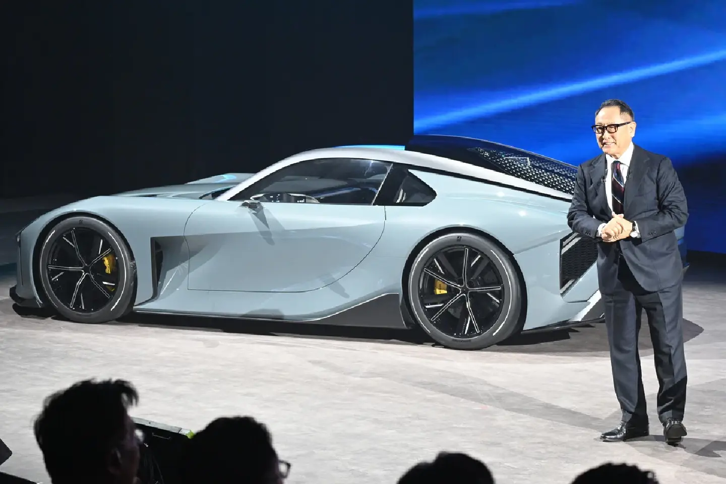 Toyota unveils first electric sports car Toyota unveils first electric sports car