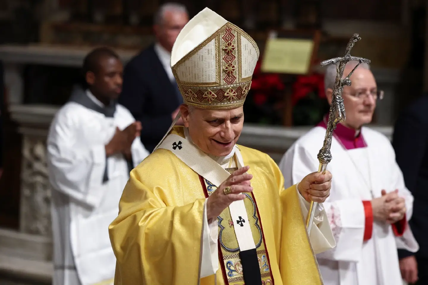 Pope Leo, on Christmas Eve, says denying help to poor is rejecting God