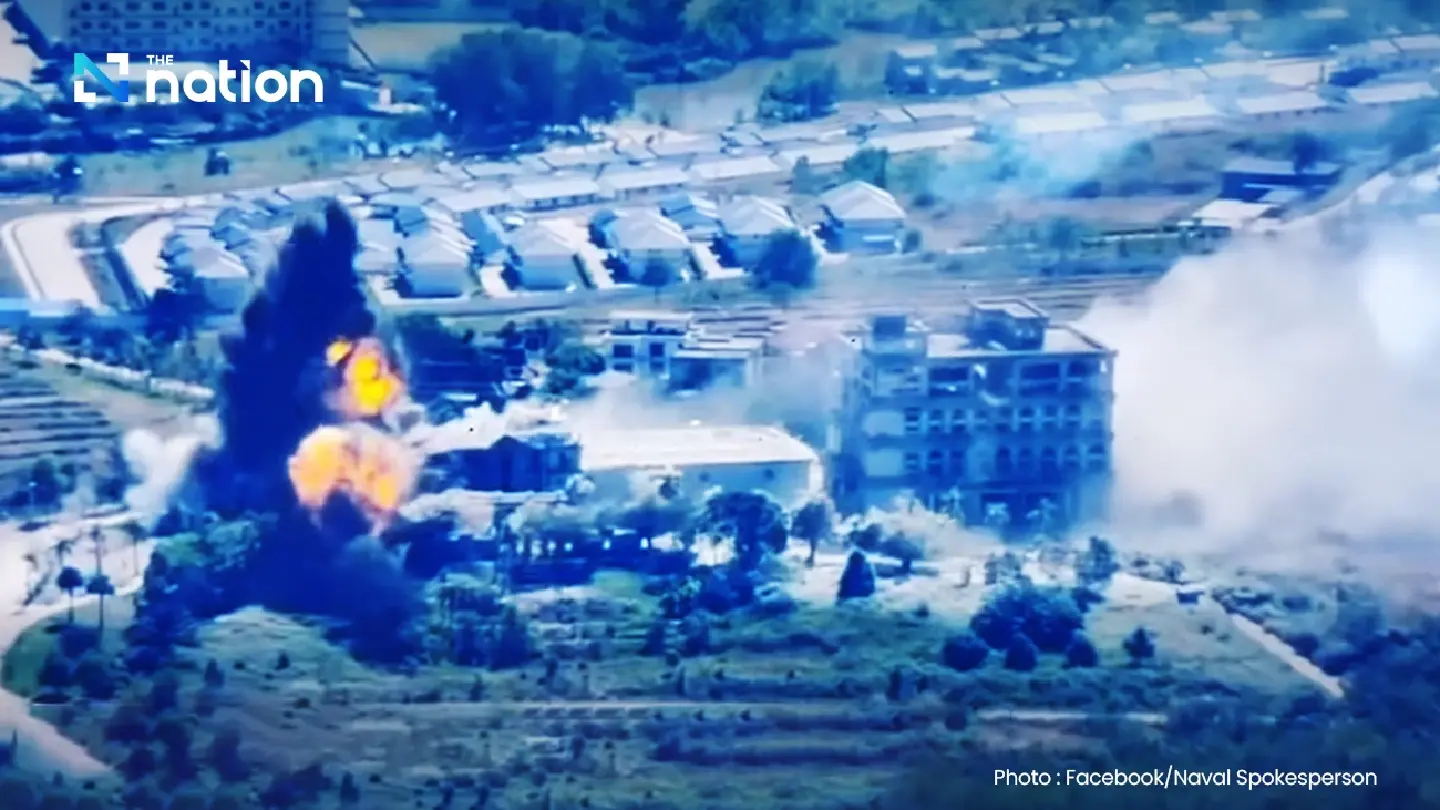 F-16 Strikes Thomoda Casino, Destroys Artillery Base; Scammers Flee