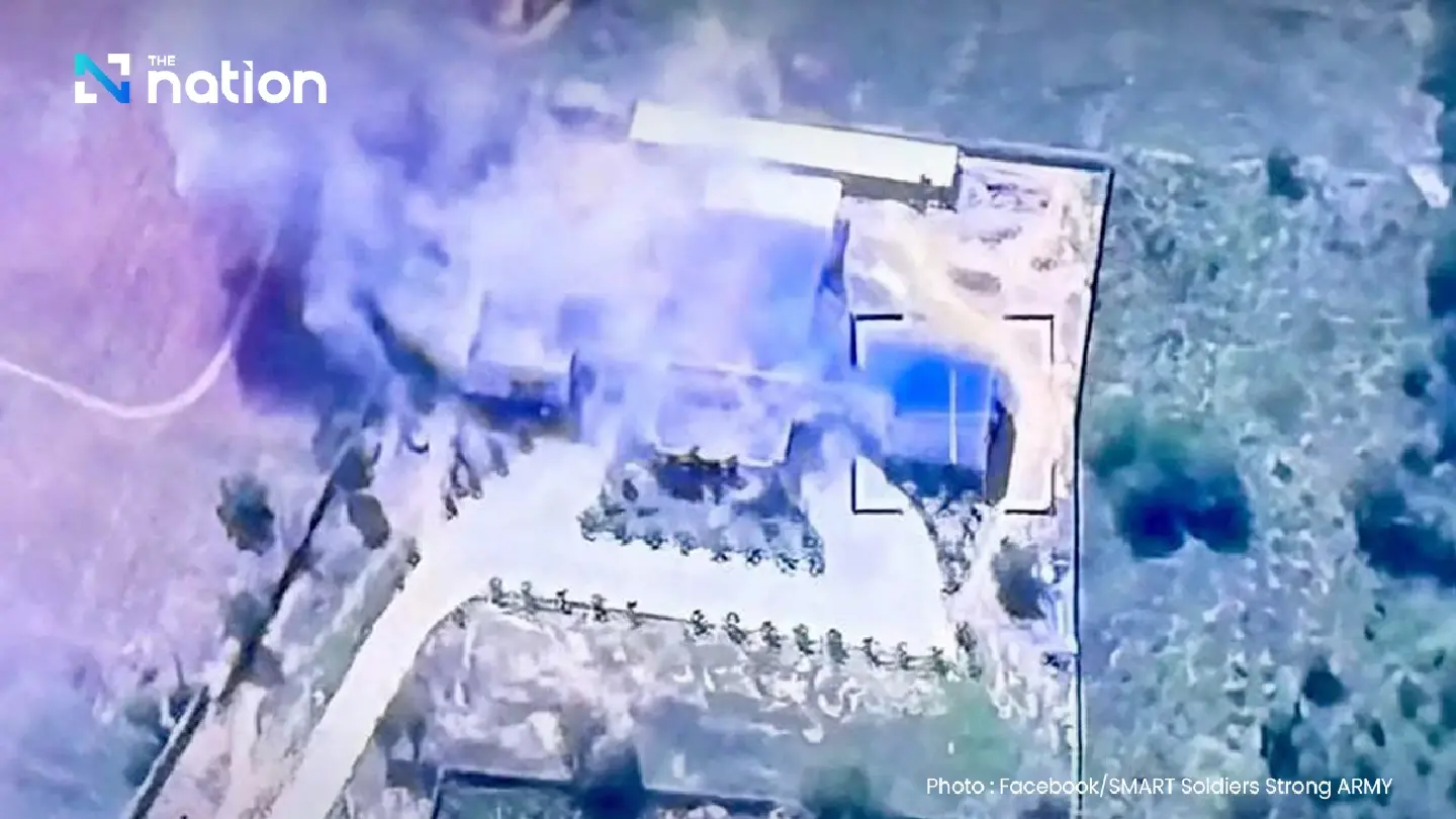 First Army Area reports destruction of casino building across Sa Kaeo border