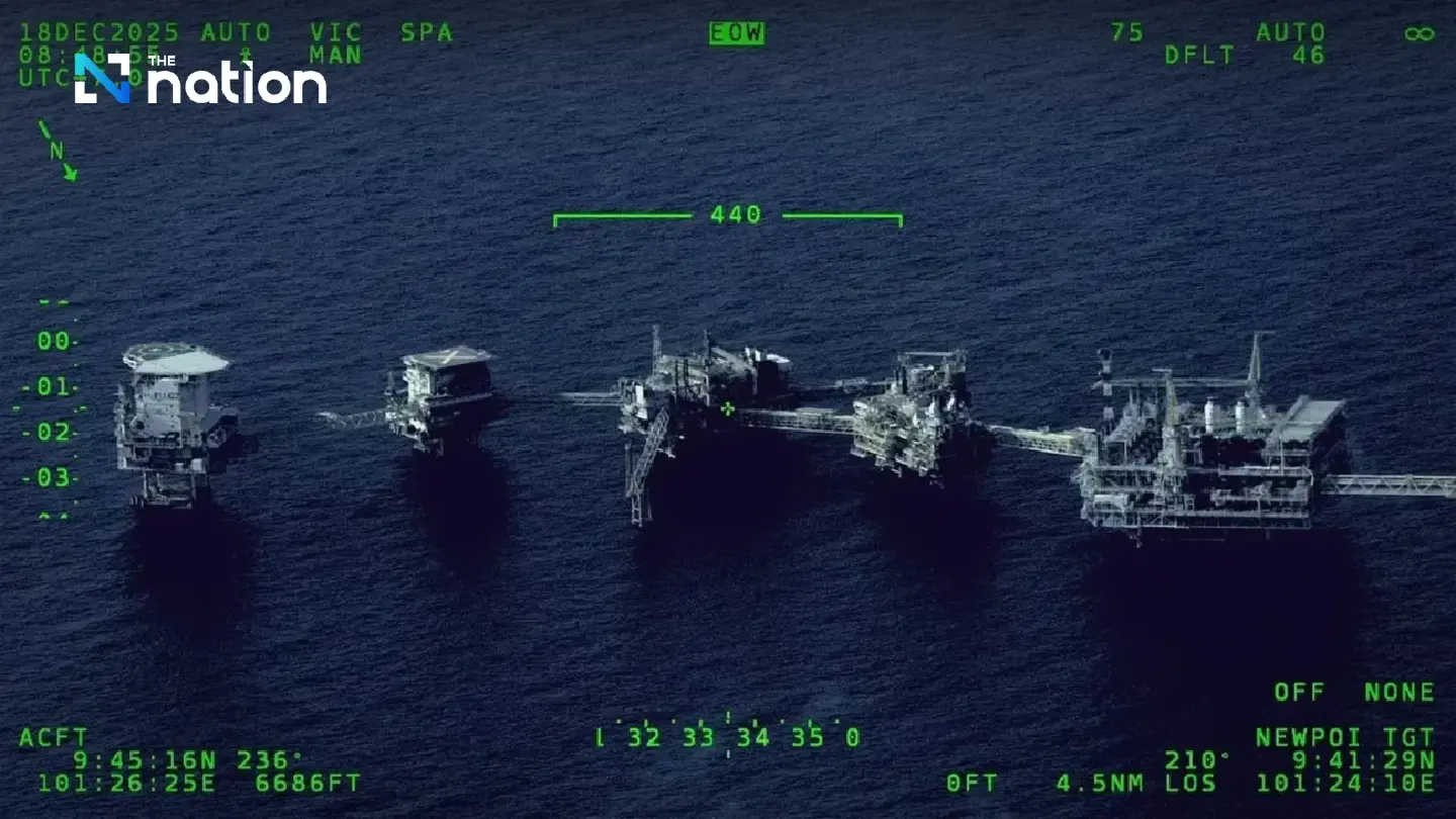 Navy steps up security following sighting of drones near drilling platforms in the Gulf