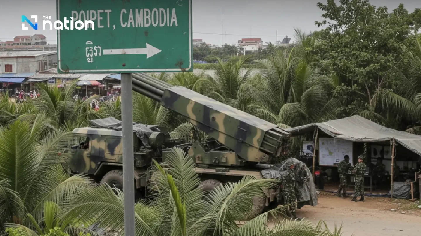 First Army targets military installations in Poipet, destroys BM-21 rocket system