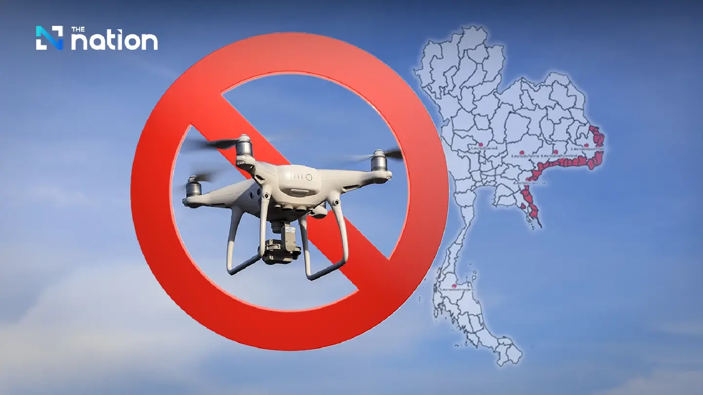 Drone ban stays in seven provinces, six airport zones remain fully restricted