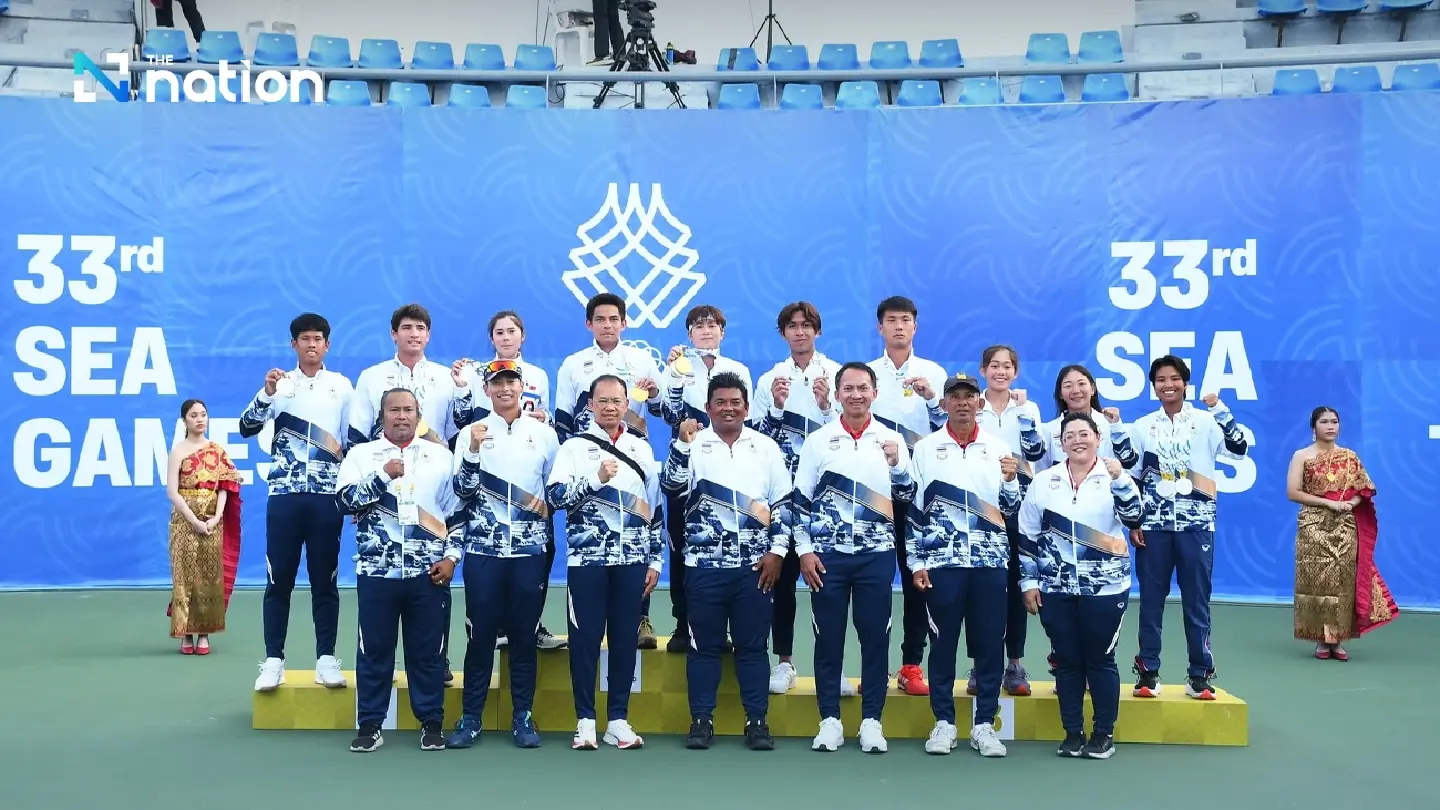 Thailand bounce back with triple gold in SEA Games tennis