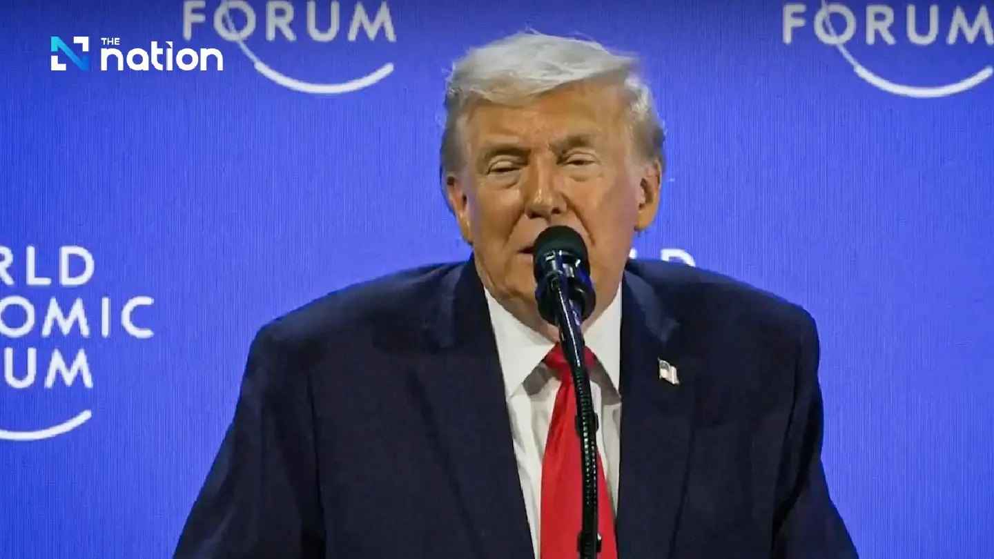 Trump at Davos: US “economic engine”; no force for Greenland, Denmark called “ungrateful”