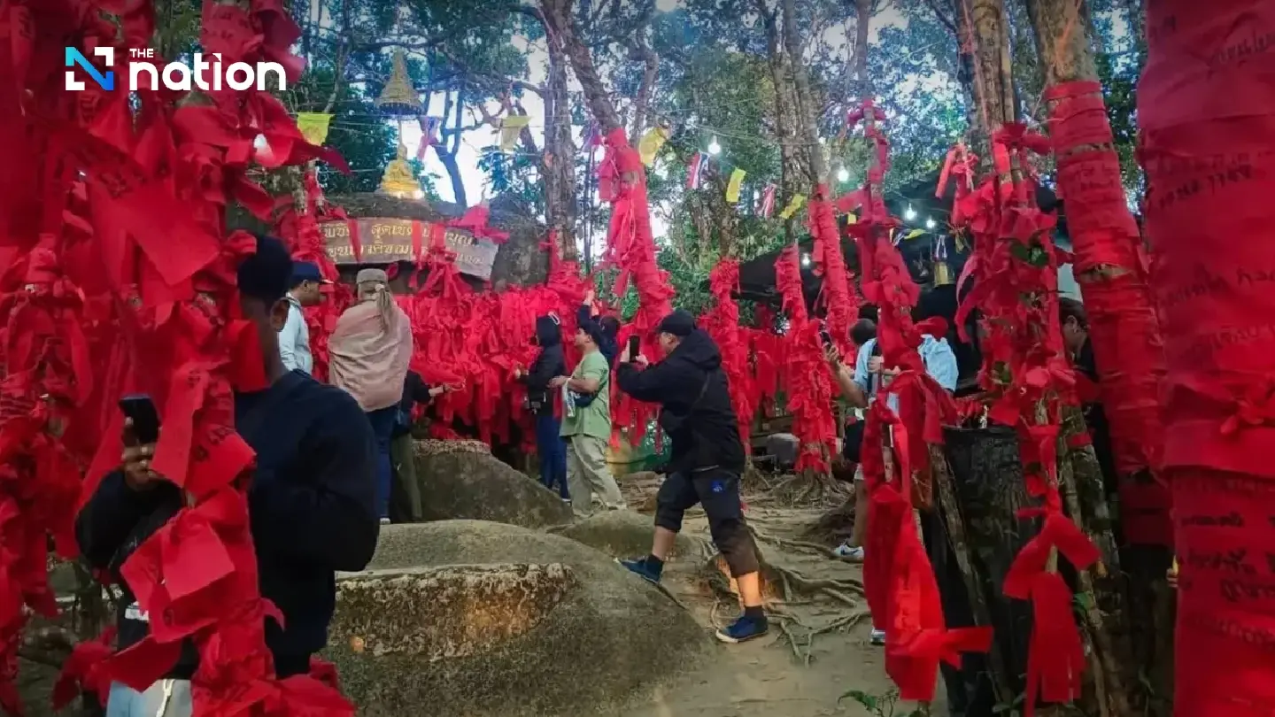 Devotees Flock to Khao Khitchakut for Annual Buddha Footprint Pilgrimage 2026