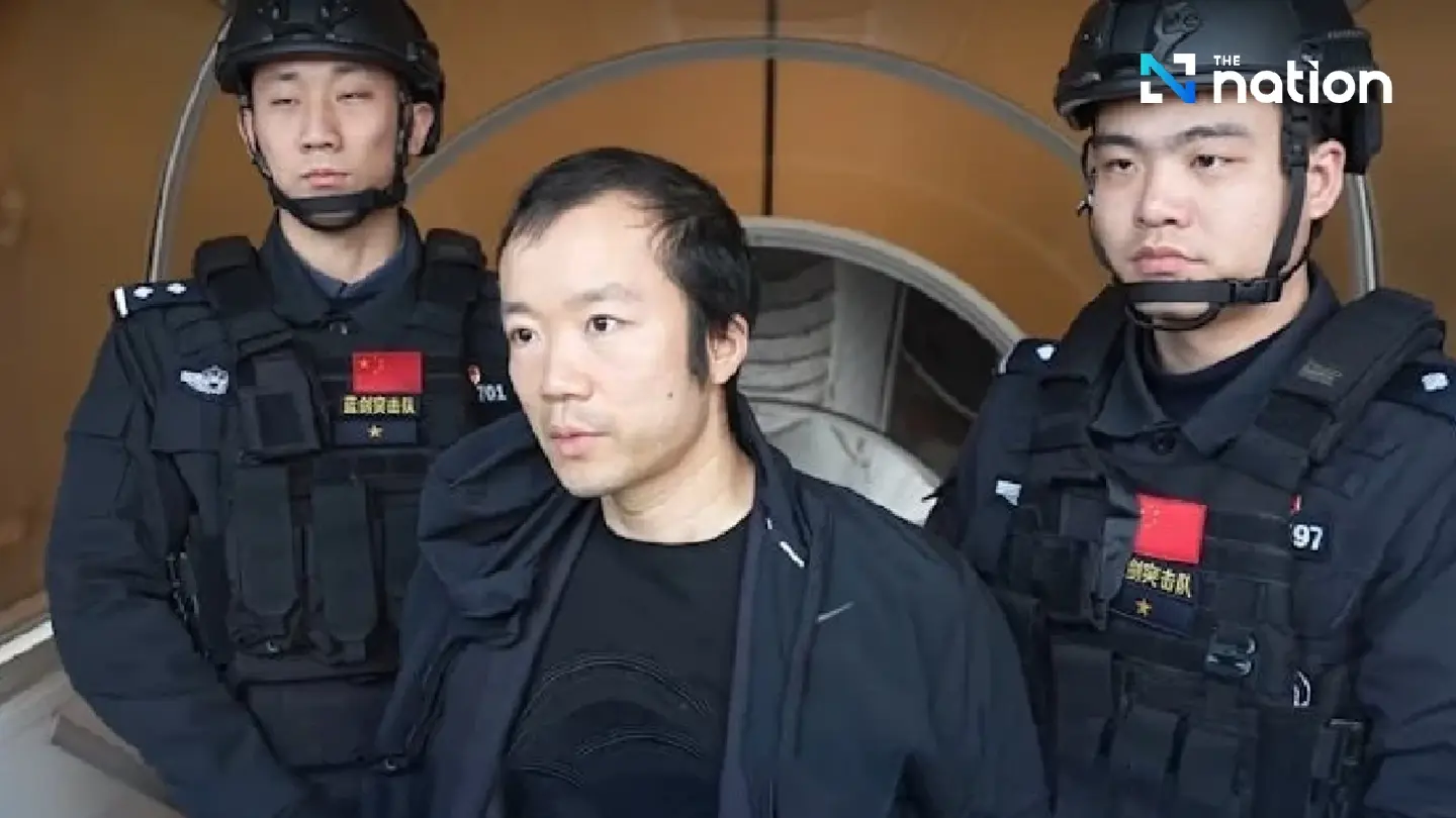 Footage shows Chen Zhi escorted off plane as Chinese media confirms extradition to China